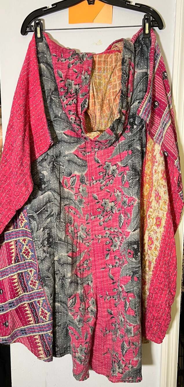 Kantha Bae Hooded Shortie Romper Free Size